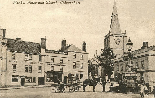 Duke of Cumberland, 37 Market place, Chippenham, Wiltshire