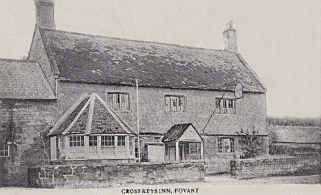 Cross Keys, Fovant, Wiltshire - circa 1906