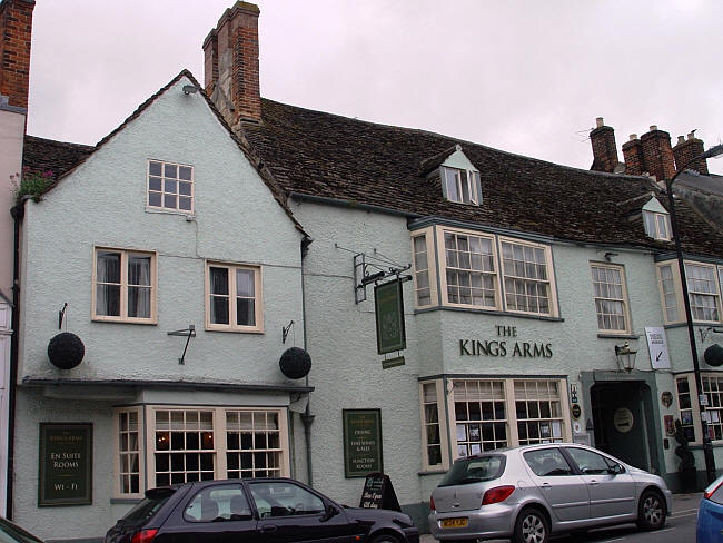 Kings Arms, High Street, Malmesbury, Wiltshire - in June 2013