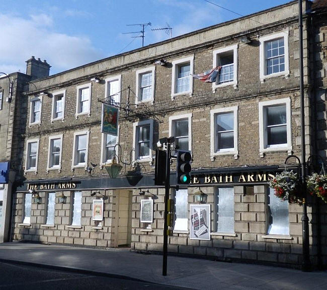 Bath Arms, 44 Market Place, Warminster - in September 2012