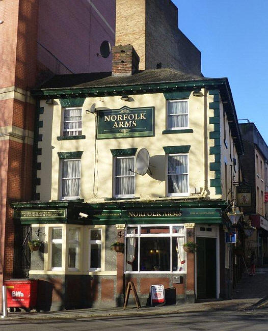 Norfolk Arms, 26 Dixon Lane, Sheffield, Yorkshire - in February 2014